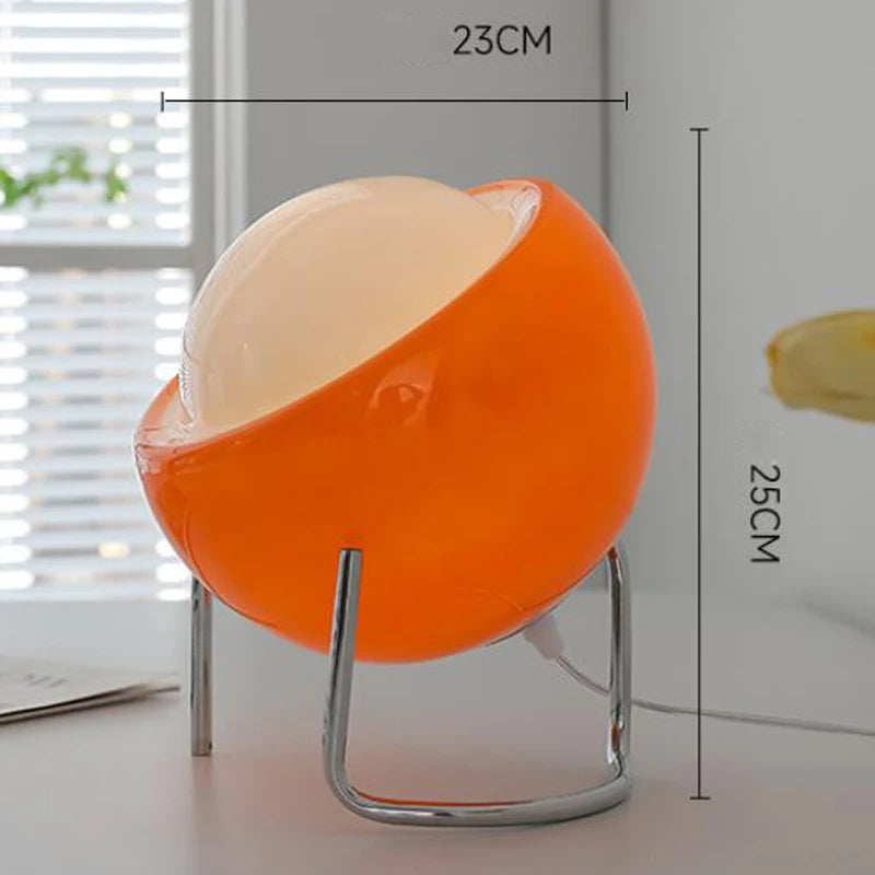 Lampe en verre Retro