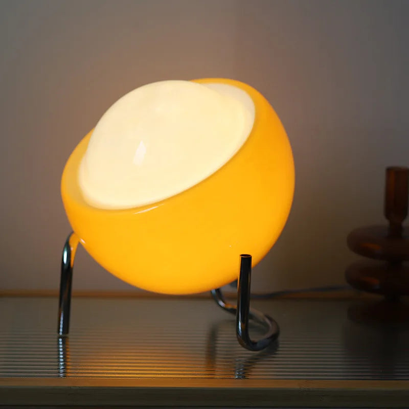 Lampe en verre Retro